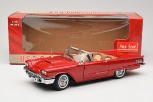Ford Thunderbird Cabriolet Rot Sun Star 1:18 4311 Druckguss — Bild 8 von 8