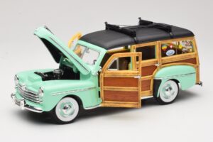 Ford Woody Panel Wagon Mintgrün Road Signature 1:18 20028 Druckguss — Bild 2 von 8