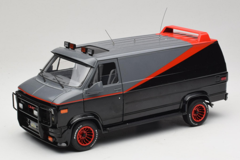 GMC Vandura A-Team Van Hot Wheels 1:18 V7439 Druckguss
