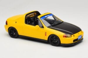 Honda Civic del Sol Spoon Phoenix Yellow Otto 1:18 OT1154 Resin — Bild 2 von 6