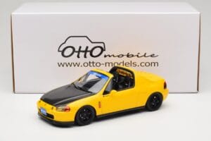 Honda Civic del Sol Spoon Phoenix Yellow Otto 1:18 OT1154 Resin — Bild 6 von 6