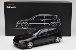 Honda Civic SiR II EG6 VTEC Schwarz LCD 1:18 LCD18018-BL Druckguss — Bild 9 von 9