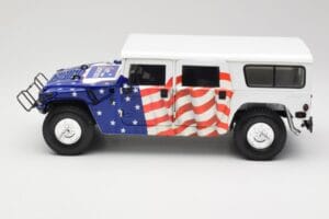 Hummer H1 AM General Gore-Lieberman Humvee America Exoto 1:18 01807 Druckguss — Bild 4 von 8