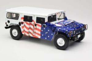 Hummer H1 AM General Gore-Lieberman Humvee America Exoto 1:18 01807 Druckguss — Bild 6 von 8