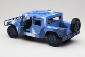 Hummer H1 Humvee Blau & Weiß Motormax 1:18 73157 Druckguss — Bild 5 von 8