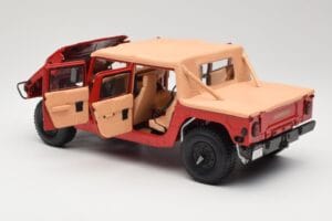 Hummer H1 Soft Top Rot Exoto 1:18 01805 Druckguss — Bild 5 von 8