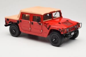 Hummer H1 Soft Top Rot Exoto 1:18 01805 Druckguss — Bild 6 von 8