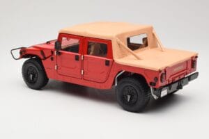 Hummer H1 Soft Top Rot Exoto 1:18 01805 Druckguss — Bild 7 von 8
