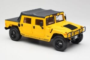 Hummer H1 Soft Top Gelb Maisto 1:18 56041 Druckguss — Bild 6 von 8