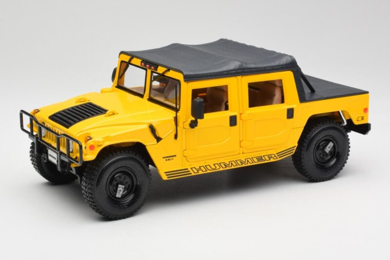 Hummer H1 Soft Top Gelb Maisto 1:18 56041 Druckguss