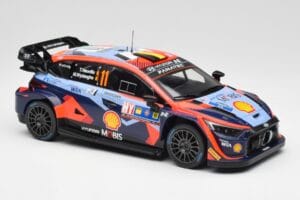 Hyundai i20 N Rally1 WRC #11 T. Neuville / M. Wydaeghe Central European Rally Winner 2023 IXO 1:18 18RMC193 Druckguss — Bild 4 von 6