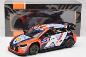 Hyundai i20 N Rally1 #11 T. Neuville / M. Wydaeghe Rally Sweden 2024 IXO 1:18 18RMC201 Druckguss — Bild 6 von 6