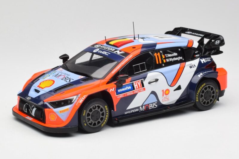 Hyundai i20 N Rally1 #11 T. Neuville / M. Wydaeghe Rally Sweden 2024 IXO 1:18 18RMC201 Druckguss