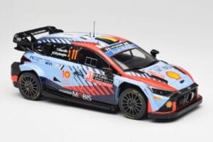 Hyundai i20 N Rally1 WRC #11 T. Neuville / M. Wydaeghe Rally Monte Carlo Winner 2024 IXO 1:18 18RMC194 Druckguss — Bild 4 von 6
