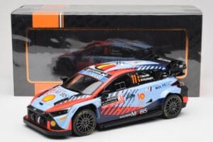 Hyundai i20 N Rally1 WRC #11 T. Neuville / M. Wydaeghe Rally Monte Carlo Winner 2024 IXO 1:18 18RMC194 Druckguss — Bild 6 von 6