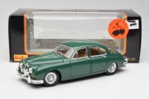 Jaguar Mk II British Racing Grün Maisto 1:18 50287 Druckguss — Bild 8 von 8