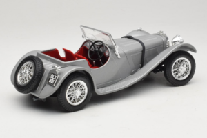 Jaguar SS100 Silber Bburago 1:18 3006-M2 Druckguss — Bild 2 von 6