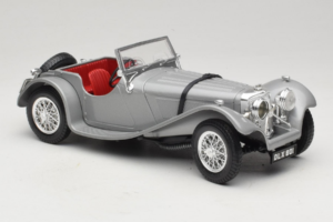 Jaguar SS100 Silber Bburago 1:18 3006-M2 Druckguss — Bild 4 von 6