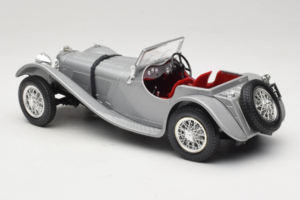Jaguar SS100 Silber Bburago 1:18 3006-M2 Druckguss — Bild 5 von 6