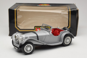 Jaguar SS100 Silber Bburago 1:18 3006-M2 Druckguss — Bild 6 von 6