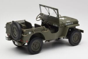 Jeep Willys Militär Grün Gate 1:18 1061 Druckguss — Bild 3 von 8