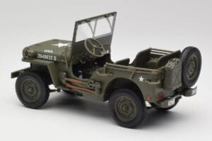 Jeep Willys Militär Grün Gate 1:18 1061 Druckguss — Bild 7 von 8