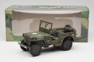 Jeep Willys Militär Grün Gate 1:18 1061 Druckguss — Bild 8 von 8