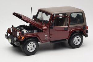 Jeep Wrangler TJ Sahara Rot Maisto 1:18 31662 Druckguss — Bild 2 von 8