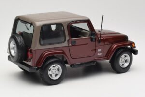 Jeep Wrangler TJ Sahara Rot Maisto 1:18 31662 Druckguss — Bild 3 von 8