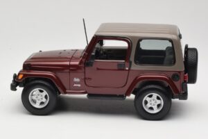 Jeep Wrangler TJ Sahara Rot Maisto 1:18 31662 Druckguss — Bild 4 von 8