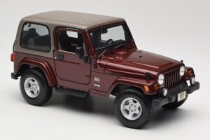Jeep Wrangler TJ Sahara Rot Maisto 1:18 31662 Druckguss — Bild 6 von 8