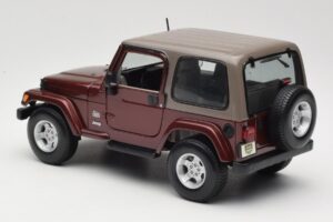 Jeep Wrangler TJ Sahara Rot Maisto 1:18 31662 Druckguss — Bild 7 von 8