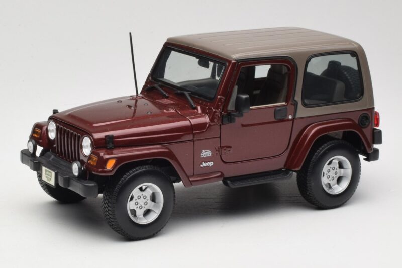 Jeep Wrangler TJ Sahara Rot Maisto 1:18 31662 Druckguss