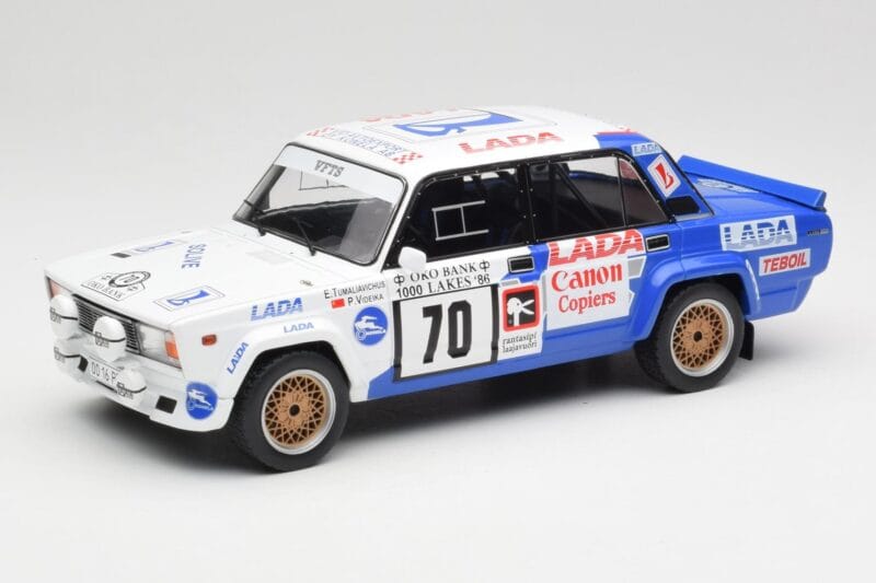 Lada 2105 VFTS #70 E. Tumalevicius 1000 Lakes Rally 1986 IXO 1:18 18RMC181A Druckguss