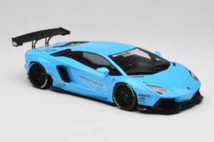 Lamborghini Aventador Liberty Walk Blau GT Spirit 1:18 GT073 Resin — Bild 4 von 6