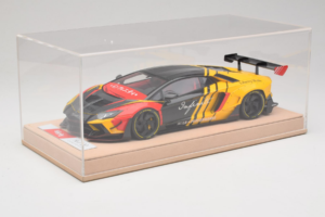 Lamborghini Aventador Liberty Walk Infinite Schwarz Gelb Timothy & Pierre 1:18 REMC035 Druckguss — Bild 6 von 7