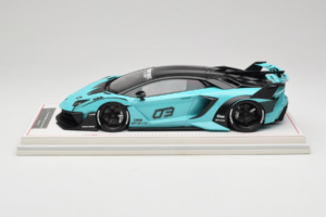 Lamborghini Aventador Liberty Walk LB-Silhouette WORKS GT Evo Mintgrün IVY Merit 1:18 REMC001 Resin