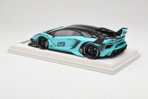 Lamborghini Aventador Liberty Walk LB-Silhouette WORKS GT Evo Mintgrün IVY Merit 1:18 REMC001 Resin — Bild 5 von 7