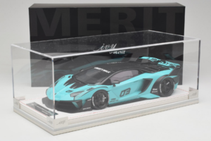 Lamborghini Aventador Liberty Walk LB-Silhouette WORKS GT Evo Mintgrün IVY Merit 1:18 REMC001 Resin — Bild 7 von 7
