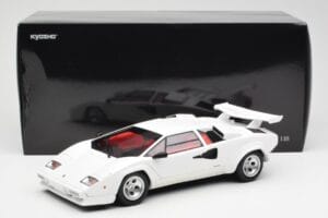 Lamborghini Countach LP500S Weiß Kyosho 1:18 08320E Druckguss — Bild 8 von 8
