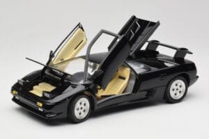 Lamborghini Diablo Schwarz Mira 1:18 6107 Druckguss — Bild 2 von 8