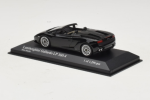 Lamborghini Gallardo LP560-4 Spyder Schwarz Minichamps 1:43 400103830 Druckguss — Bild 3 von 5