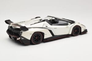 Lamborghini Veneno Roadster Weiß Mit Roter Linie Kyosho 1:18 C09502W Druckguss — Bild 2 von 6