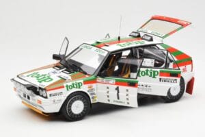 Lancia Delta HF 4WD #1 D. Cerrato Totip Rally Targa Florio 1987 Kyosho 1:18 08960C Druckguss — Bild 2 von 8