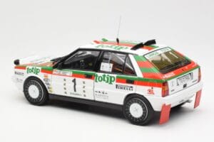 Lancia Delta HF 4WD #1 D. Cerrato Totip Rally Targa Florio 1987 Kyosho 1:18 08960C Druckguss — Bild 7 von 8