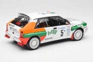 Lancia Delta HF Integrale Evo II Totip #5 A. Aghini / S. Farnocchia Rally Monte Carlo 1993 Kyosho 1:18 08348F Druckguss — Bild 3 von 8