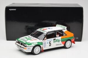 Lancia Delta HF Integrale Evo II Totip #5 A. Aghini / S. Farnocchia Rally Monte Carlo 1993 Kyosho 1:18 08348F Druckguss — Bild 8 von 8