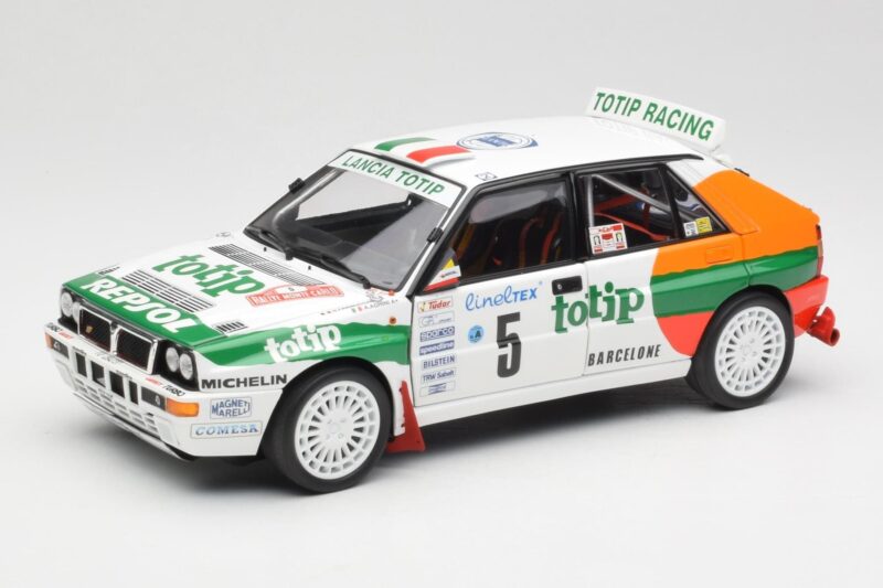 Lancia Delta HF Integrale Evo II Totip #5 A. Aghini / S. Farnocchia Rally Monte Carlo 1993 Kyosho 1:18 08348F Druckguss