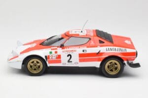 Lancia Stratos HF #2 J-B. Andruet / Biche Winners Tour de Corse 1974 Minichamps 1:18 155741702 Druckguss — Bild 3 von 6