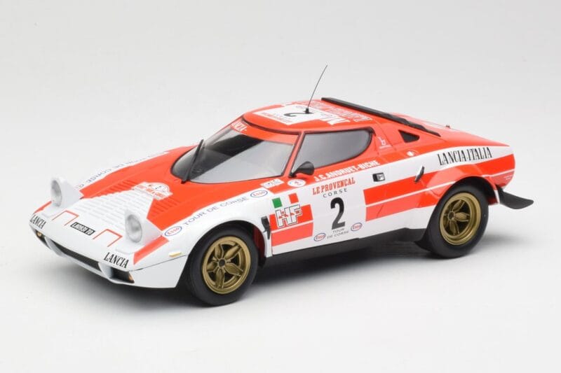 Lancia Stratos HF #2 J-B. Andruet / Biche Winners Tour de Corse 1974 Minichamps 1:18 155741702 Druckguss
